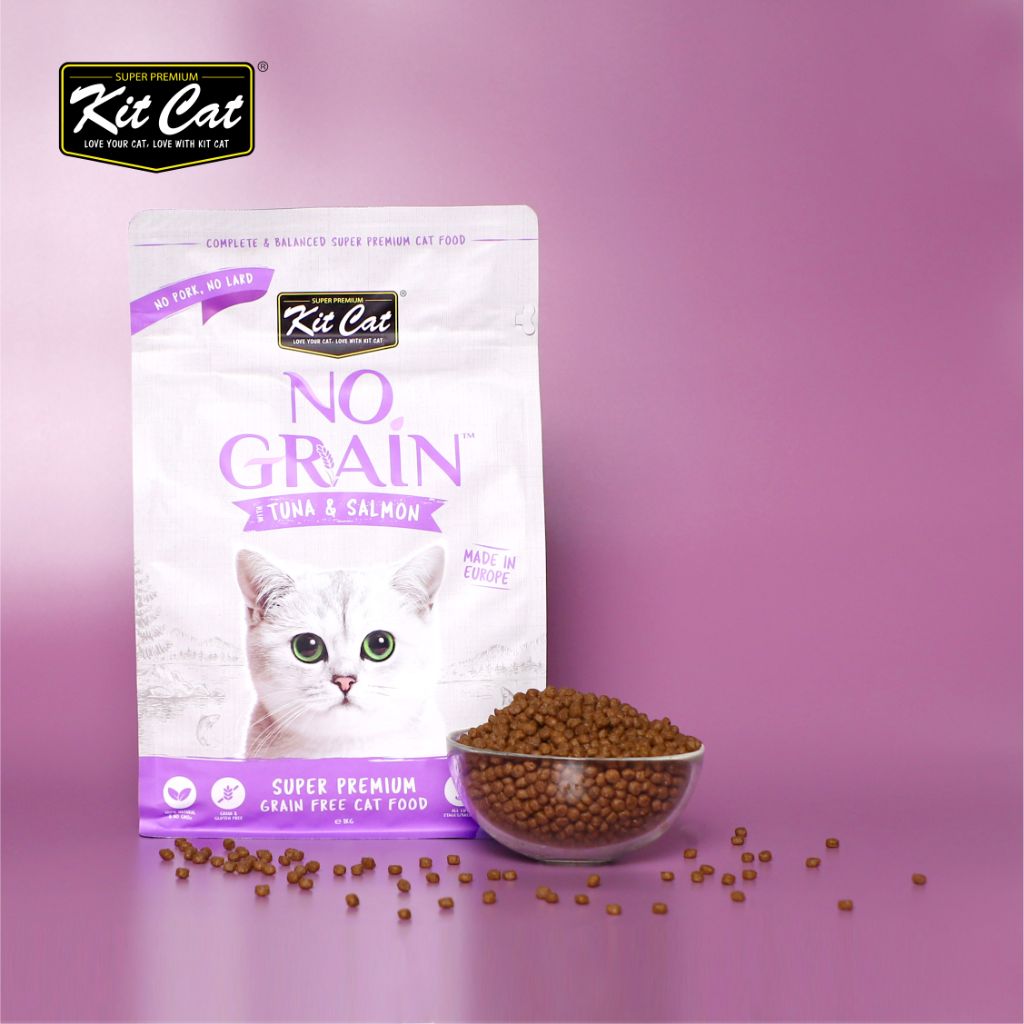 At¨²n y Salm¨®n No Grain - Pienso para gatos 1KG - Soporte Piel y Pelaje Main image