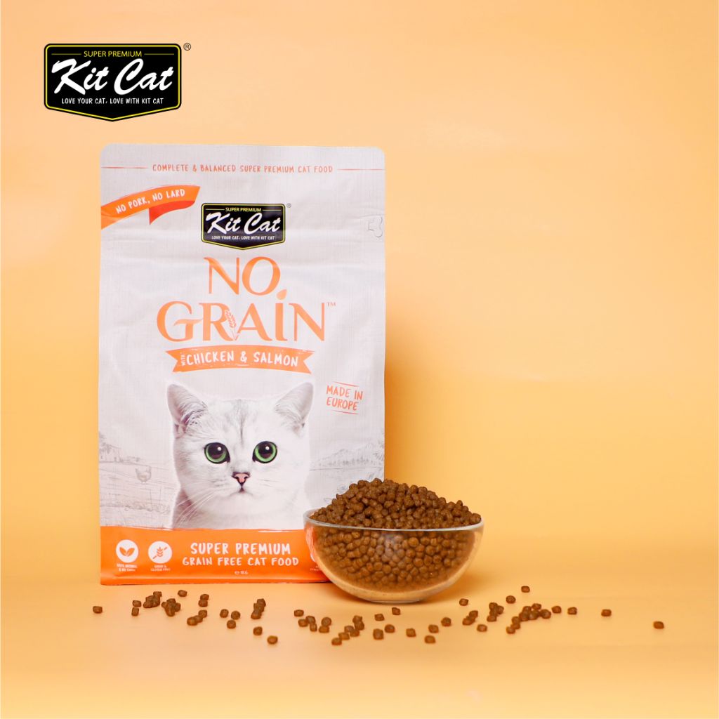 Pollo y Salm¨®n No Grain - Pienso para gatos 1KG - Hairball Control