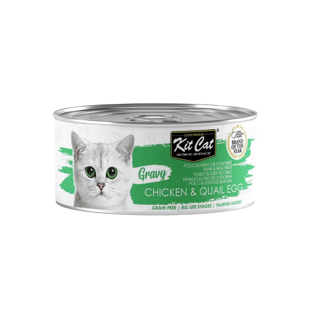 Pollo con Huevo de Codorniz 70g - Comida h¨²meda en Salsa Main image