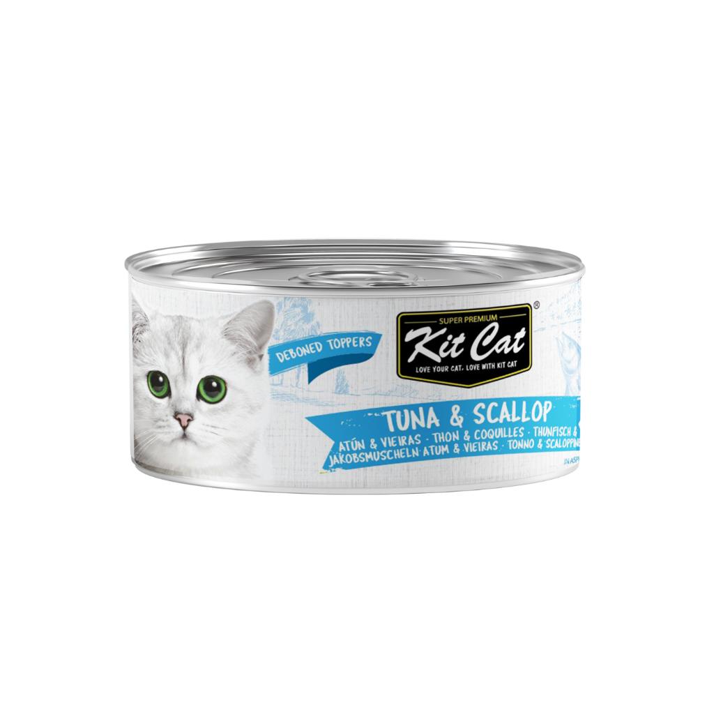 Atún con Vieiras 80g - Comida húmeda en Gelatina