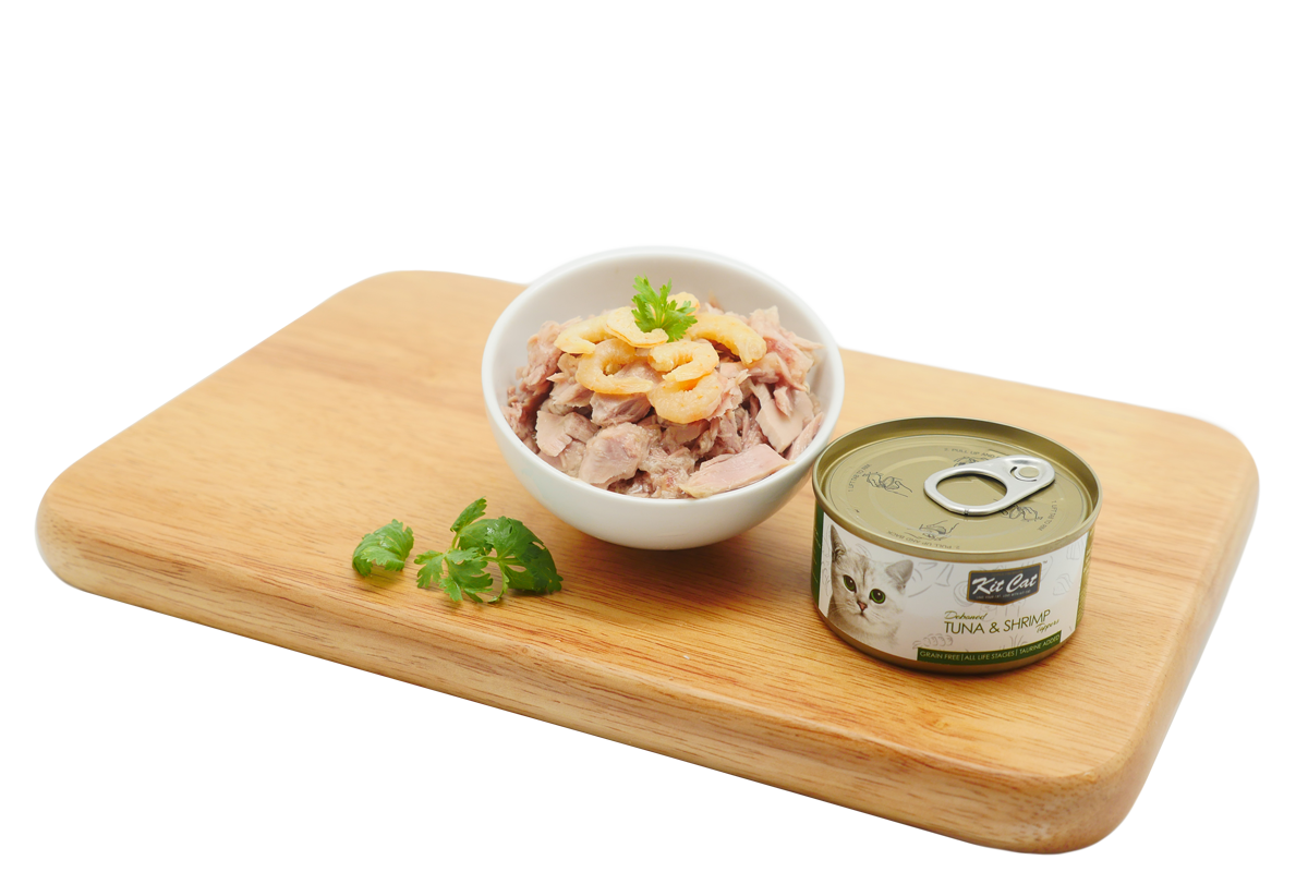 Atún con Camarones 80g - Comida húmeda en Gelatina