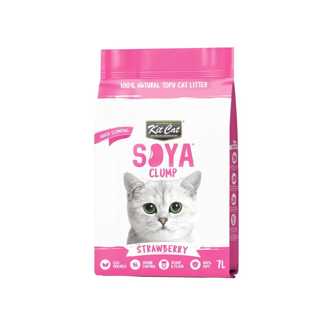 SoyaClump Arena de Soja BIO - Strawberry 7L